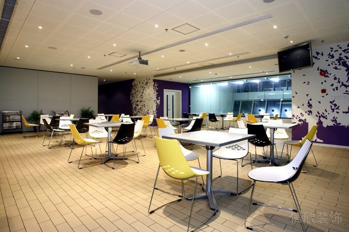 龍崗安杰辦公室裝修_員工餐廳