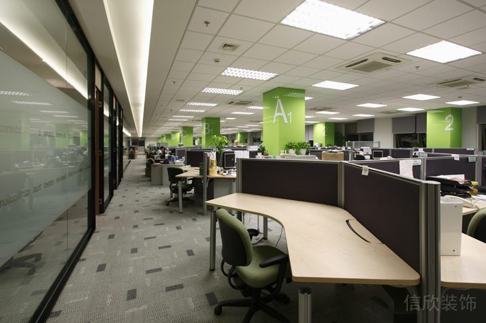 龍崗安杰辦公室裝修_公共辦公區