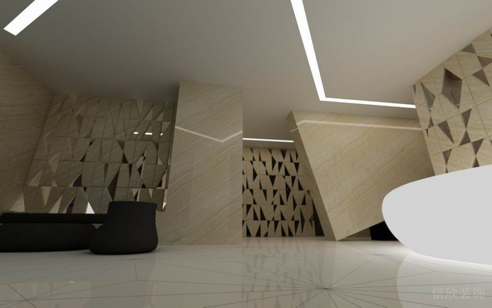 金海岸辦公室裝修-接待區(qū)