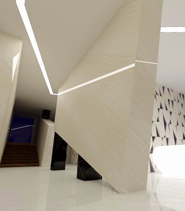 金海岸辦公室裝修-樓梯間