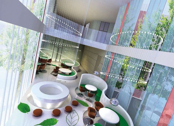 龍華新藝辦公室裝修設計_休閑區裝修