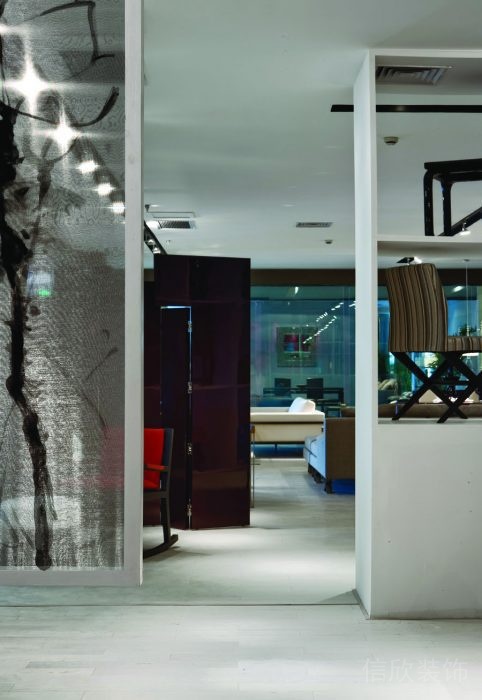 深圳南山鮮色調辦公室裝修_辦公區2