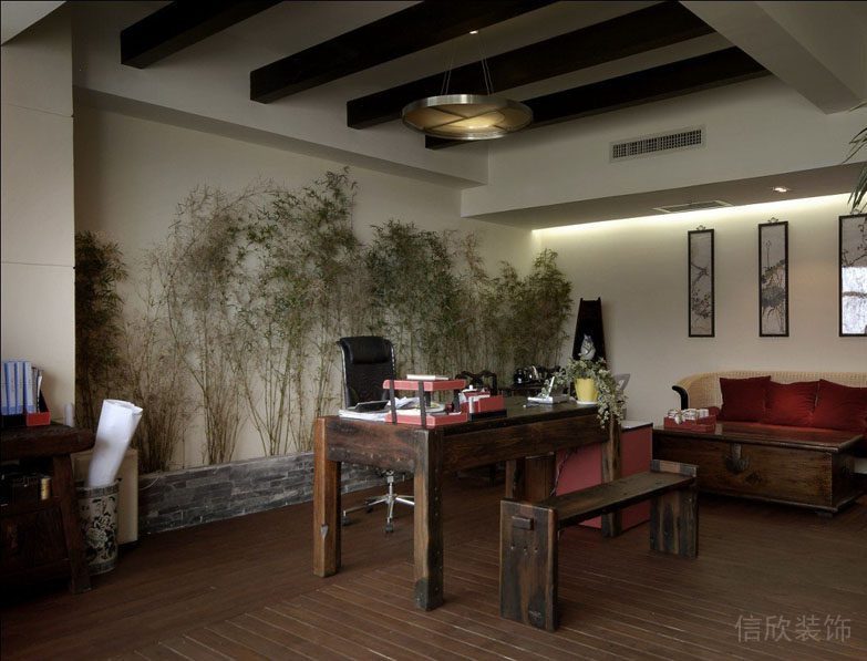 深圳南山科技園中式風(fēng)格辦公室裝修 深圳南山科技園中式風(fēng)格辦公室裝修
