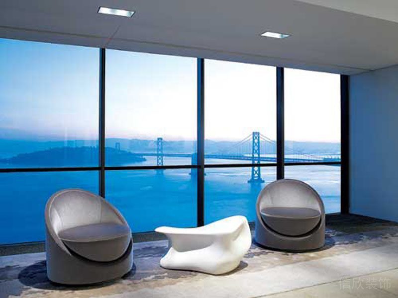 辦公室裝修異形單人沙發