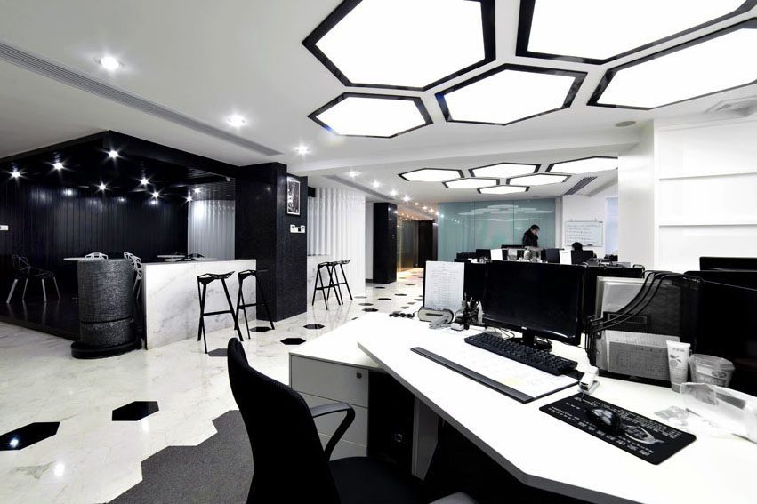 深圳南山科技園辦公室裝修_公共辦公區(qū)