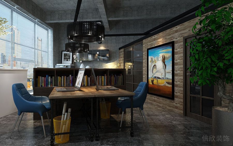 深圳南山區(qū)中式辦公室裝修