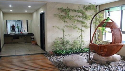 條形原木走廊設(shè)計