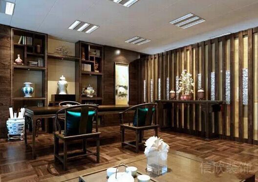 中式辦公室裝修