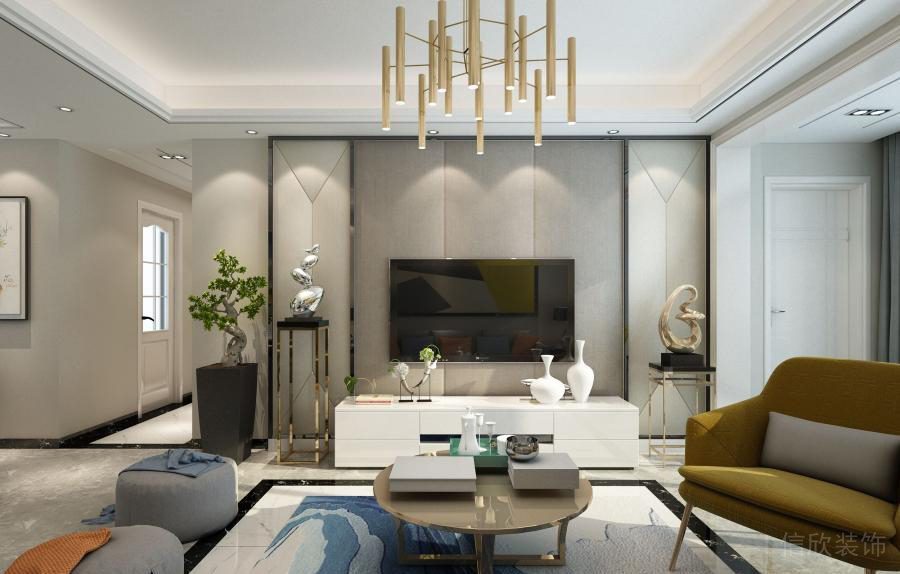 龍崗桂芳園家居裝修設(shè)計客廳