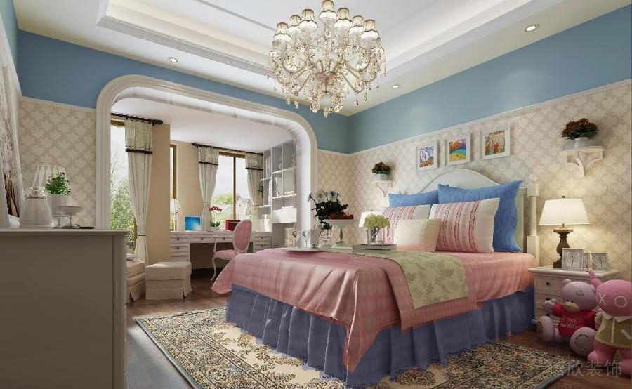 福田沙尾歐式家居裝修設(shè)計(jì)客房