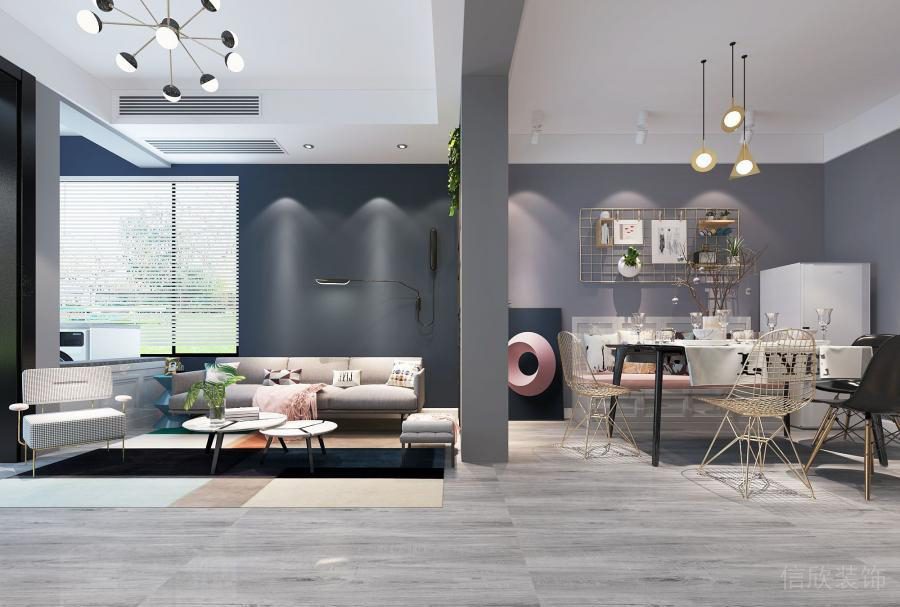 福田中心區家居裝修設計客餐廳