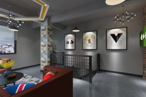 福田區(qū)福田工業(yè)風格辦公室裝修設(shè)計-樓梯