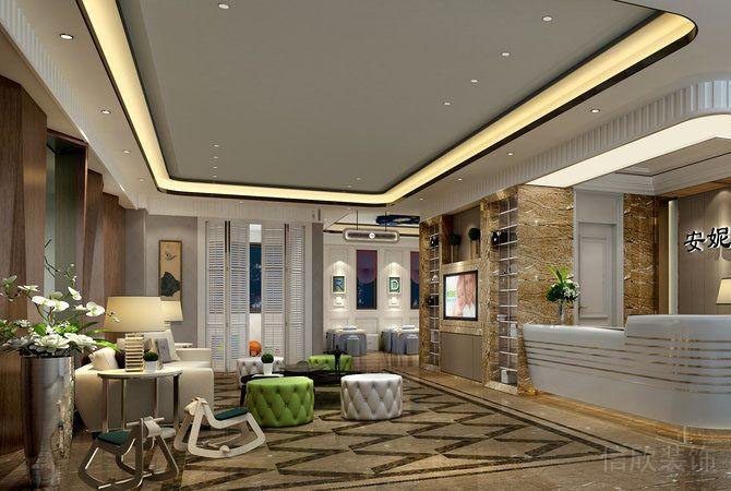 深圳月子中心接待大廳裝修 深圳月子中心接待大廳裝修