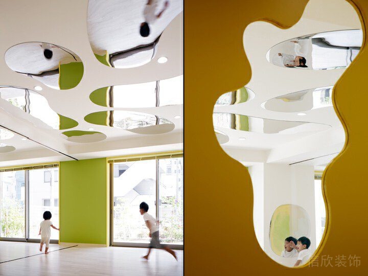 弧形湖泊不規(guī)則形狀鏡面培訓班設(shè)計圖