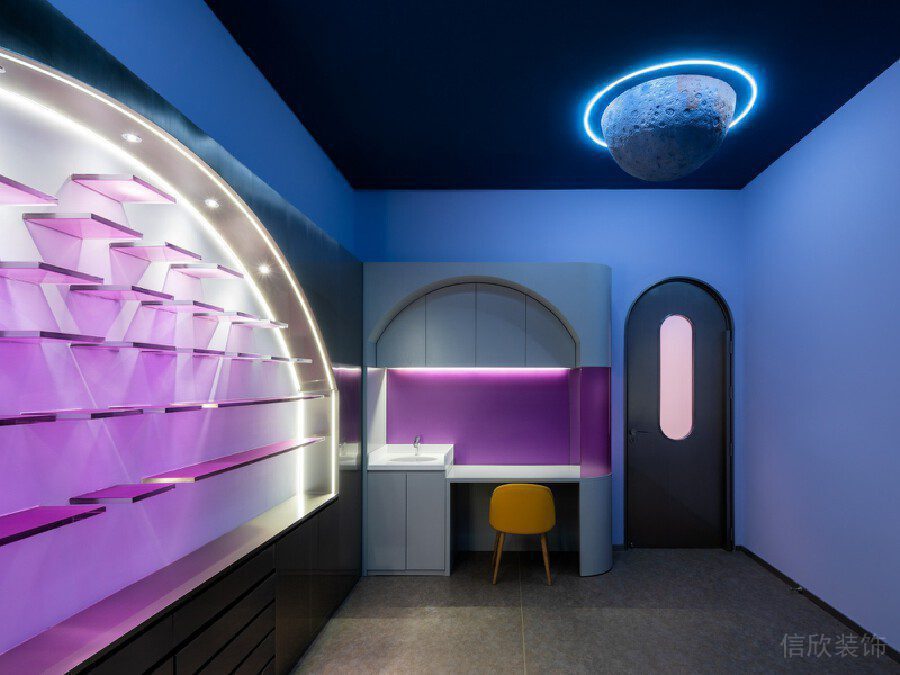 科技未來感裝修設(shè)計(jì)效果圖研發(fā)教室辦公室裝修設(shè)計(jì)