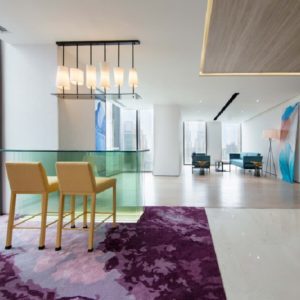 花型地毯裝修設(shè)計辦公室大廳效果圖