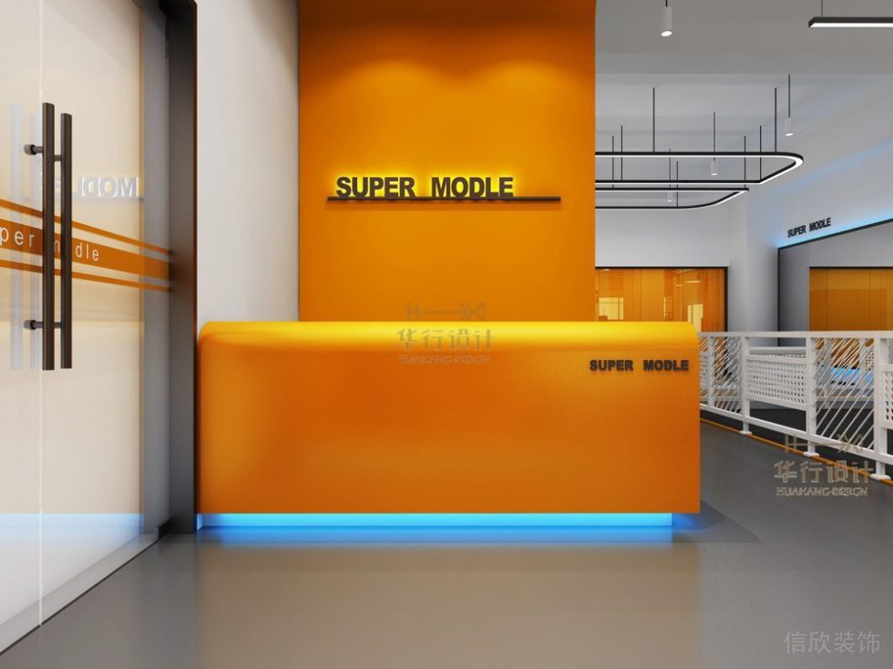 觀瀾超模健身俱樂部設(shè)計_前臺區(qū)