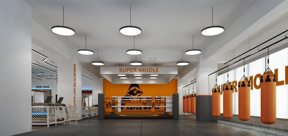 觀瀾超模健身俱樂部設(shè)計_私教區(qū)