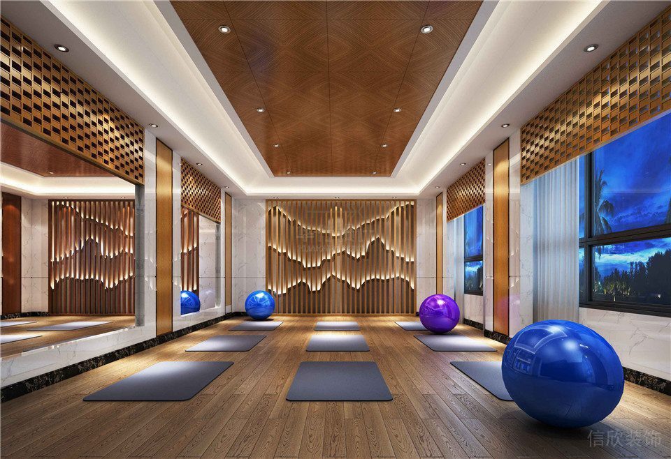 酒店健身會所裝修設(shè)計(jì)-瑜伽訓(xùn)練室