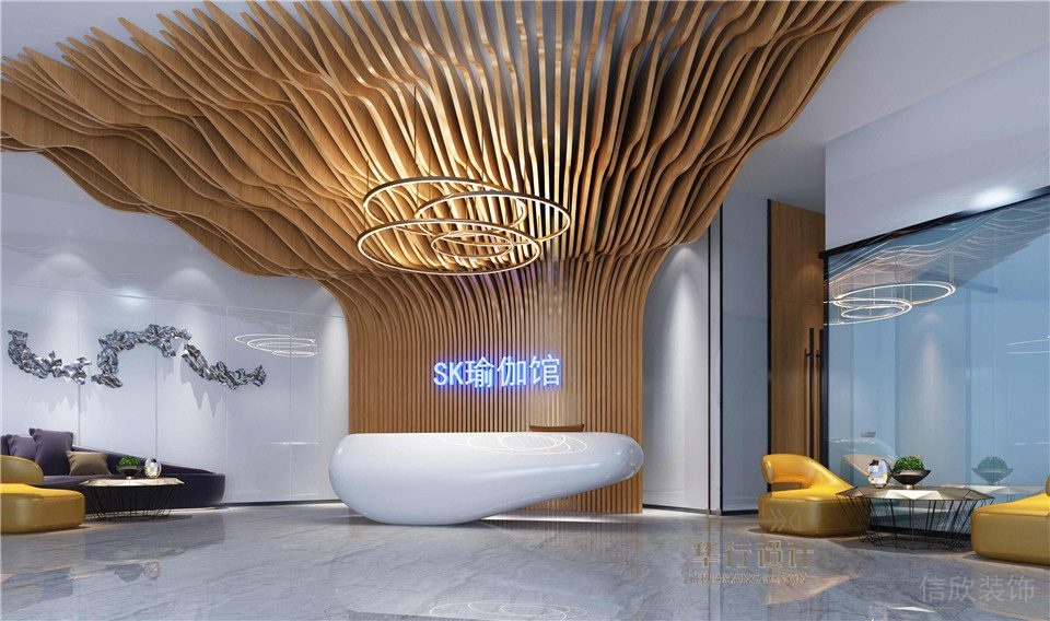 SK瑜伽館裝修設(shè)計(jì)_服務(wù)臺