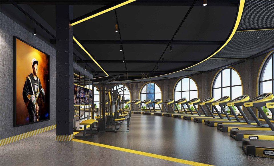 華武決鄭州健身房設計-跑步區 華武決鄭州健身房設計-跑步區