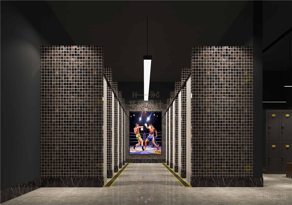 暗色瓷磚大理石過道衛(wèi)生間效果設(shè)計(jì)