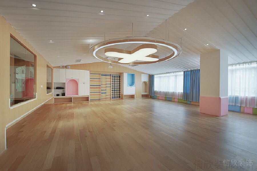 廣州花都早教中心裝修設計_信欣幼兒園學校裝修設計