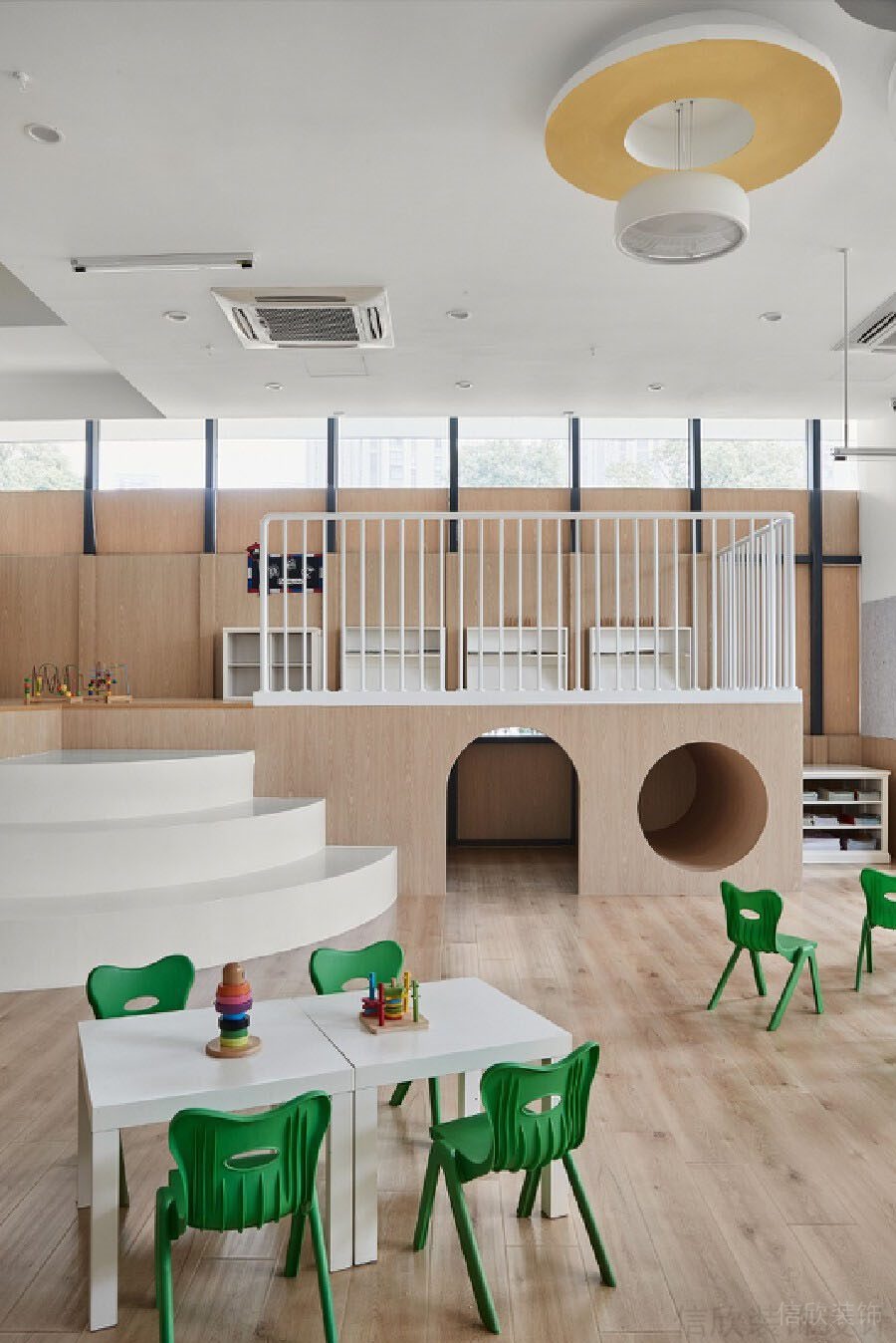 杭州童星幼兒園裝修設(shè)計_信欣幼兒園學(xué)校裝修設(shè)計