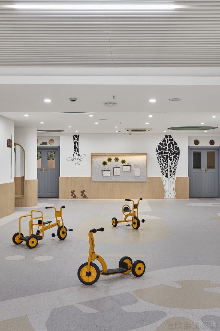 杭州童星幼兒園裝修設(shè)計_信欣幼兒園學(xué)校裝修設(shè)計