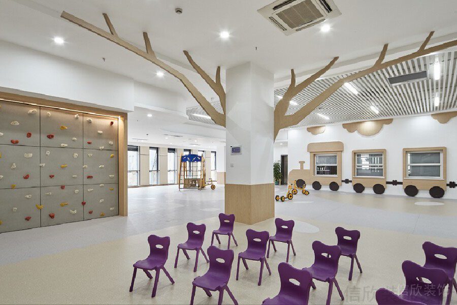 杭州童星幼兒園裝修設(shè)計_信欣幼兒園學(xué)校裝修設(shè)計