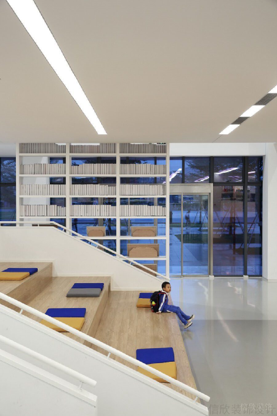 深圳金安外國(guó)語(yǔ)學(xué)校裝修設(shè)計(jì)_信欣幼兒園學(xué)校裝修設(shè)計(jì)