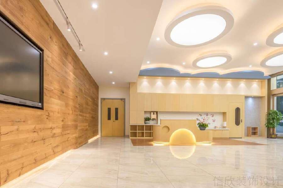 木質(zhì)墻體設(shè)計圖辦公室大廳區(qū)域