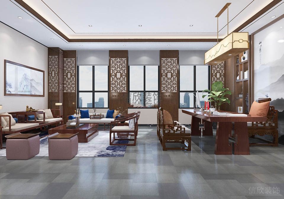 南山辦公室裝修總經理室-博勝文化