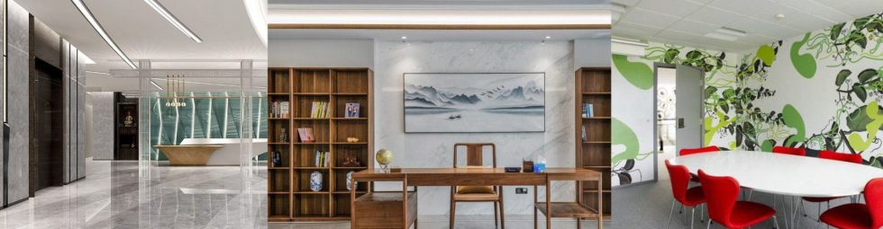 辦公室裝修設(shè)計木質(zhì)總裁會議區(qū)茶水間