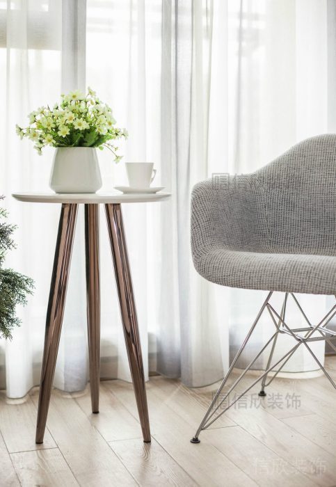 臥室簡約風書吧休息區(qū)設計實木木板地板效果