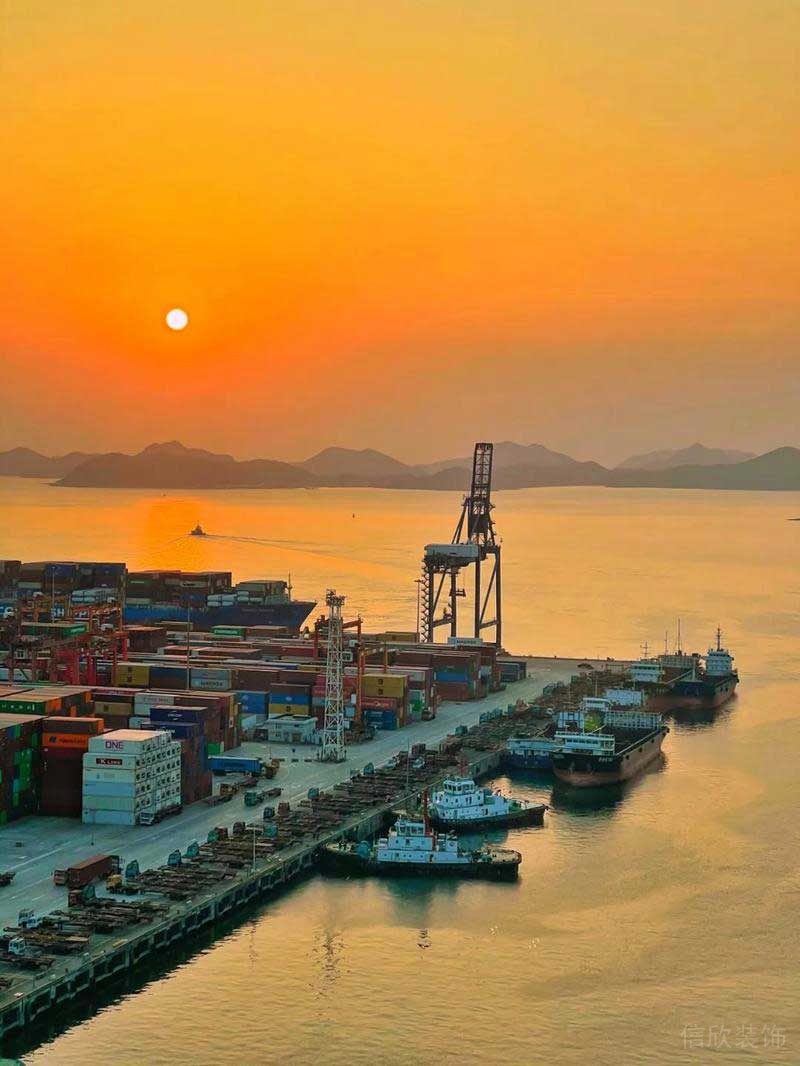 落日觀景區(qū)海景房陽臺視角