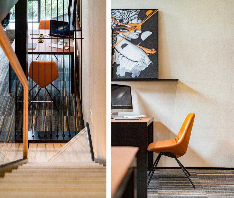 辦公室現(xiàn)代風(fēng)辦公區(qū)效果圖(9)