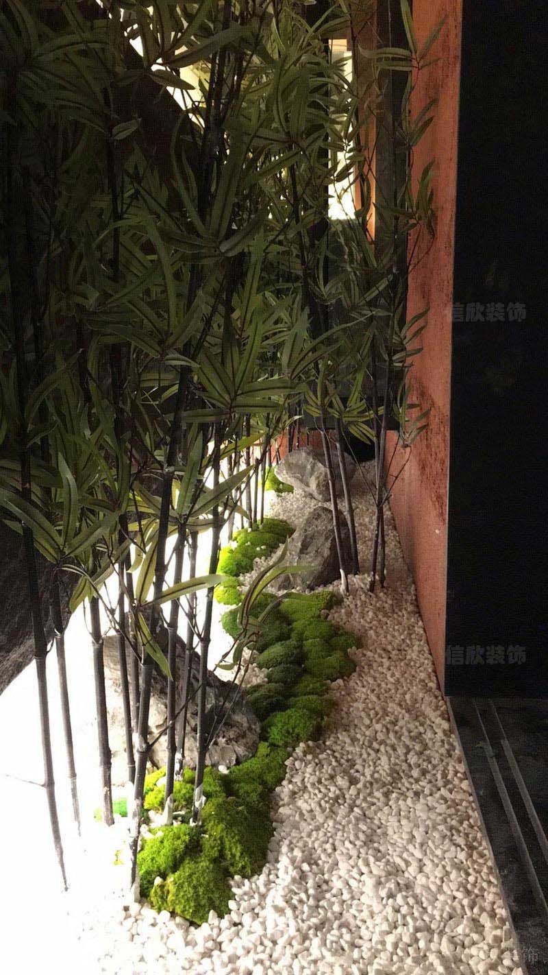 辦公室現(xiàn)代風(fēng)綠植景觀效果圖