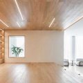 辦公室現(xiàn)代風(fēng)實(shí)木展廳效果圖