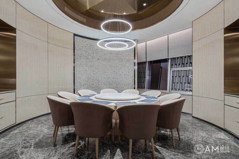 辦公室現(xiàn)代輕奢風(fēng)餐廳效果圖