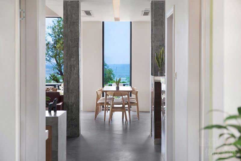 北歐工業(yè)風家居餐廳原木餐桌