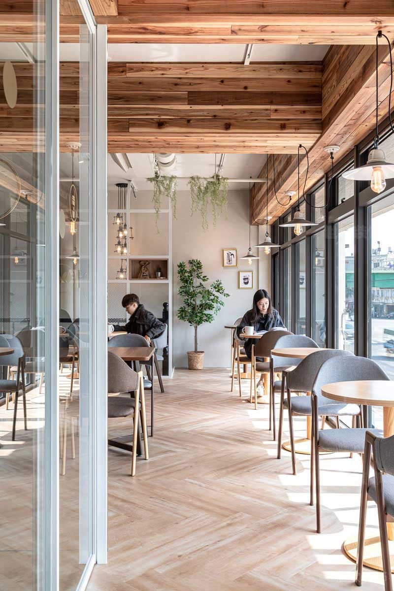 北歐工業(yè)風(fēng)咖啡廳公共區(qū)