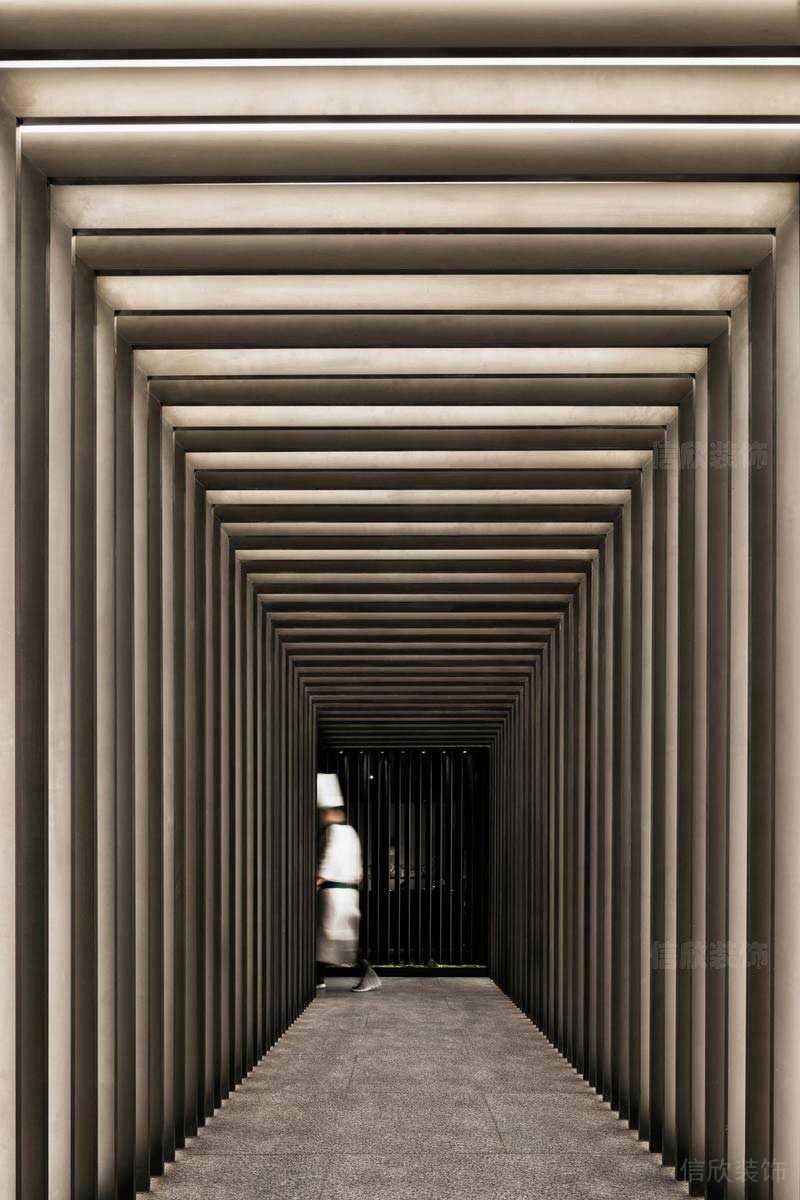 層次分明的過道設(shè)計效果