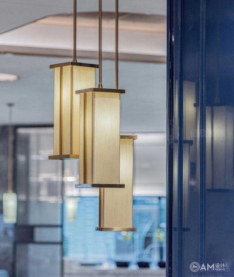 餐廳工業(yè)風(fēng)輕奢吊燈效果圖