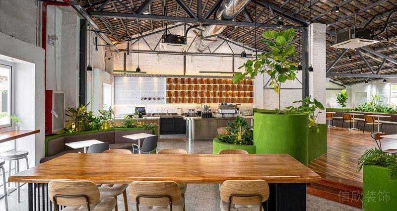 餐廳工業(yè)風(fēng)用餐區(qū)效果圖(3)