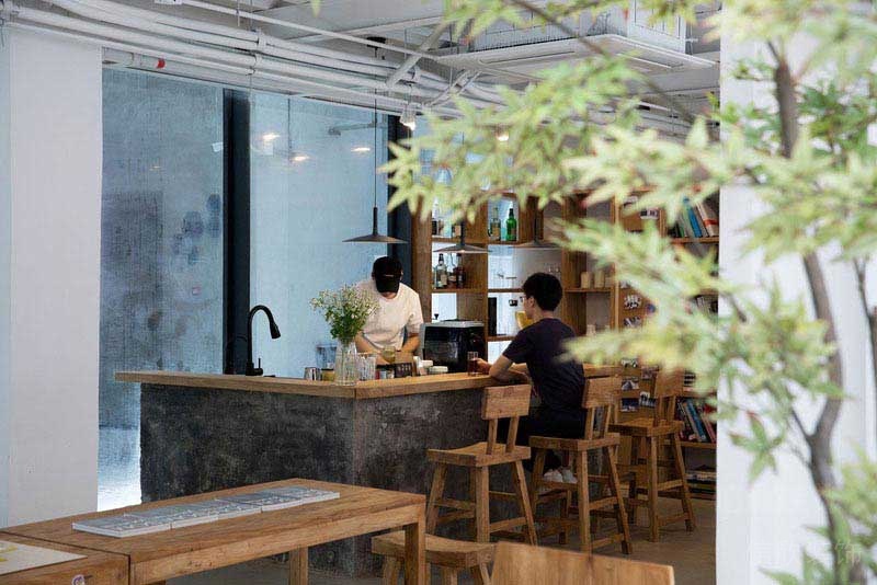 餐廳現(xiàn)代風(fēng)吧臺效果圖 (3)