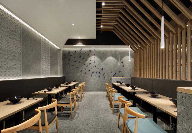 餐廳現(xiàn)代風(fēng)卡座用餐區(qū)效果圖(4)