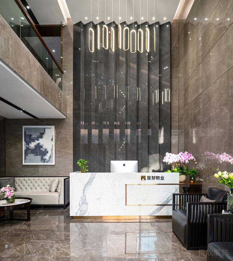 大廳石材墻面設(shè)計效果圖