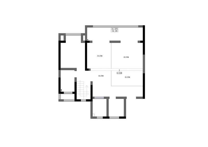 三房一廳原結構圖