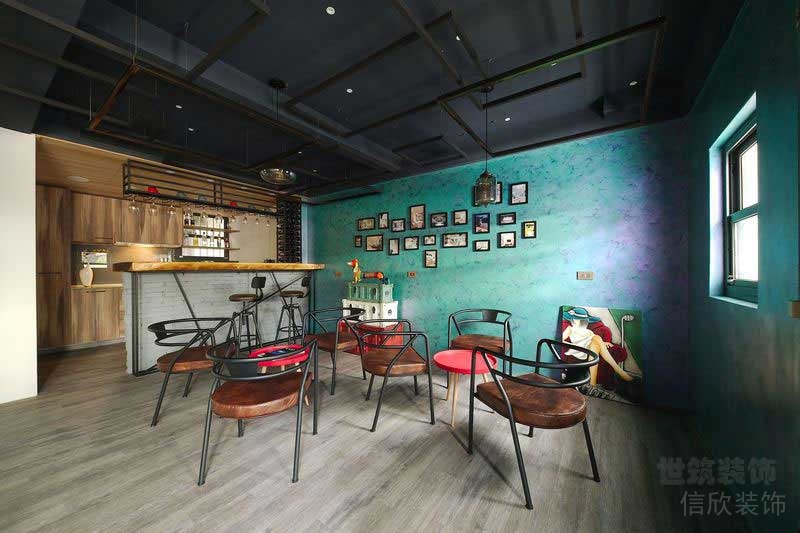 工業(yè)風格餐飲空間公共休閑區(qū)